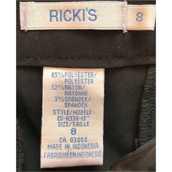 RICKI'S Black Bermuda Dress Shorts (NWT) - Picture 4 of 4